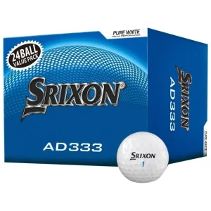 SRIXON AD333 golfové míčky double pack - bílé (24 ks) Autentický