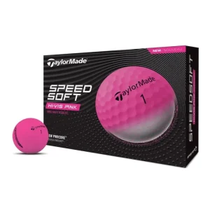 Levný Taylor Made Speed Soft golfové míčky růžové (12 ks)