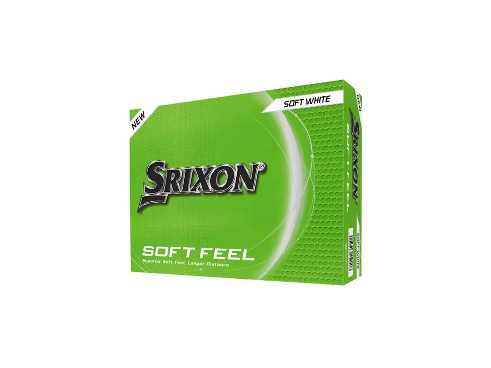 Pouze Dnes SRIXON Soft Feel 14 míčky - bílé (12 ks)