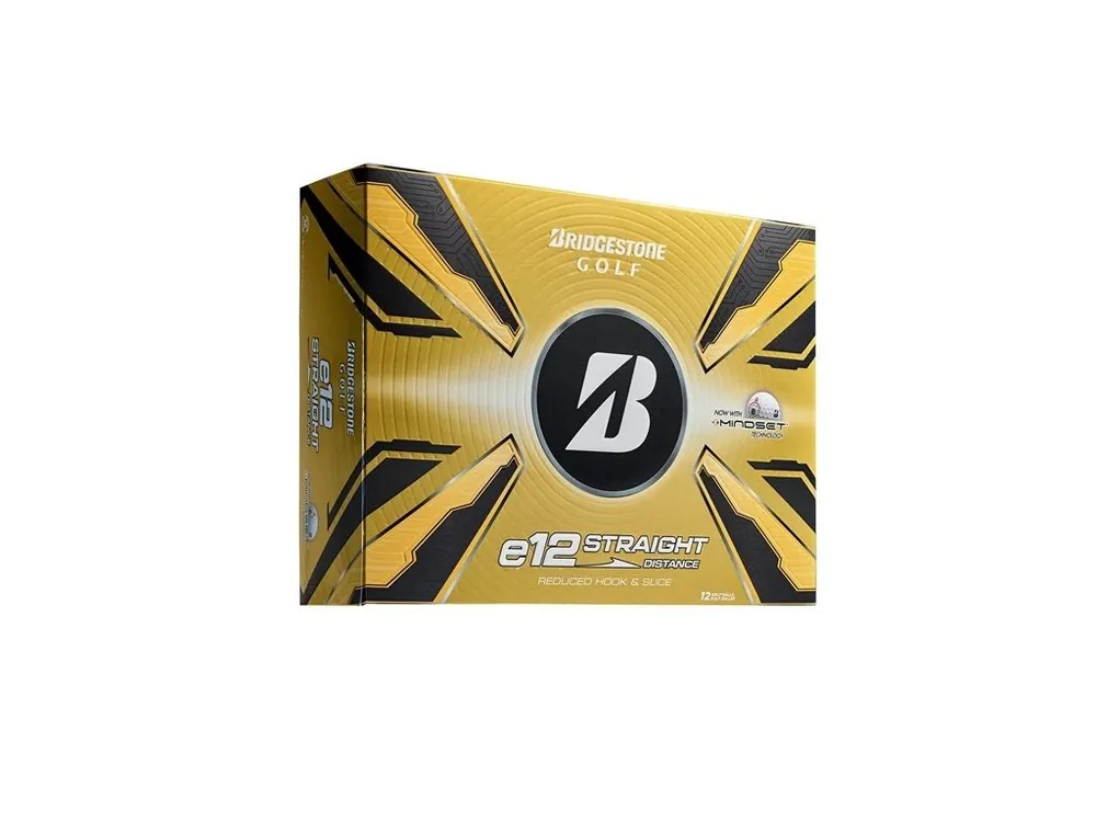 BRIDGESTONE e12 25 Straight golfové míčky - (12 ks) Nejlepší Volba