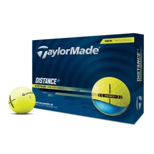 Taylor Made Distance+ golfové míčky žluté (12 ks) Cenový Hit