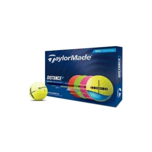 Taylor Made Distance+ golfové míčky barevné (12 ks) Tovární Cena