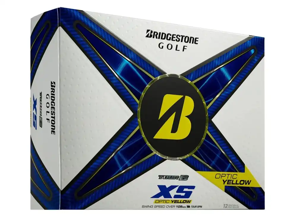 BRIDGESTONE 24 TourB XS golfové míčky žluté (12 ks) + Golfová samolepka černá Koupit Online