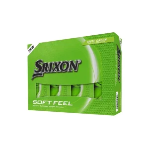 SRIXON Soft Feel 14 Brite golfové míčky - zelené (12 ks) Originální
