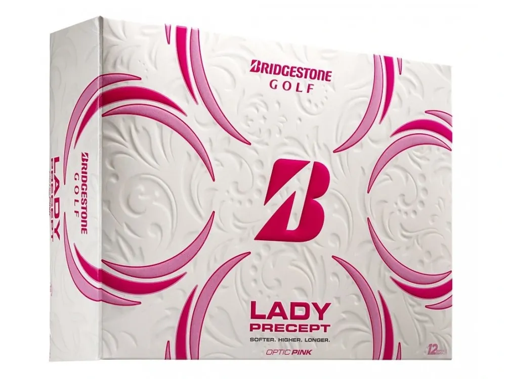 BRIDGESTONE Precept Lady dámské golfové míčky - růžové (12 ks) Značkový