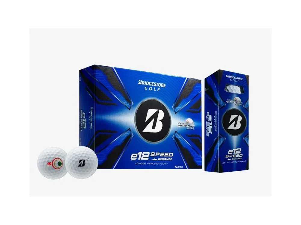 BRIDGESTONE e12 25 Speed golfové míčky - (12 ks) Vysoce Kvalitní