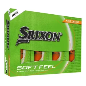 Výhodná Nabídka SRIXON Soft Feel 14 Brite golfové míčky - oranžové (12 ks)