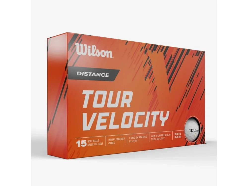 WILSON Tour Velocity 25 Distance golfové míčky (15 ks) Kup Teď