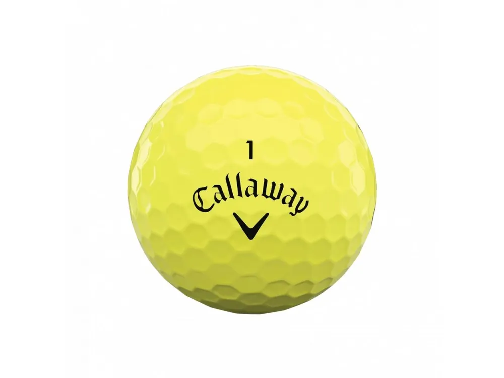 Rychlé Dodání CALLAWAY Supersoft golfové míčky - žluté (1 ks)
