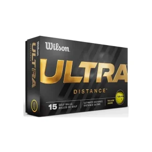 WILSON Ultra Distance golfové míčky žluté (15 ks) Cenová Bomba