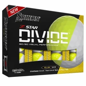 Pouze Dnes SRIXON Z-Star Divide golfové míčky bílo-žluté (12 ks)