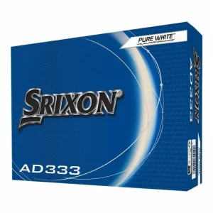 Bezpečná Platba SRIXON AD333 golfové míčky včetně potisku loga + Golfová samolepka černá