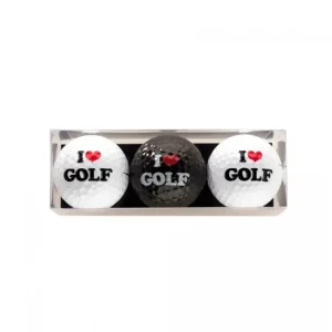 SPORTIQUES dárkové balení míčků pro golfistu I Love Golf Vrácení Zdarma