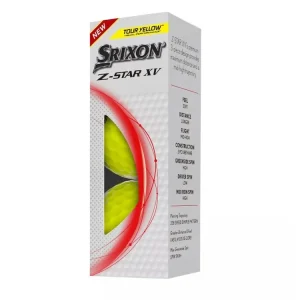 SRIXON Z-Star XV 8 golfové míčky - žluté (3 ks) Víkendová Akce
