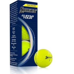 Nízká Cena SRIXON Q-Star Tour 5 golfové míčky žluté (3 ks)