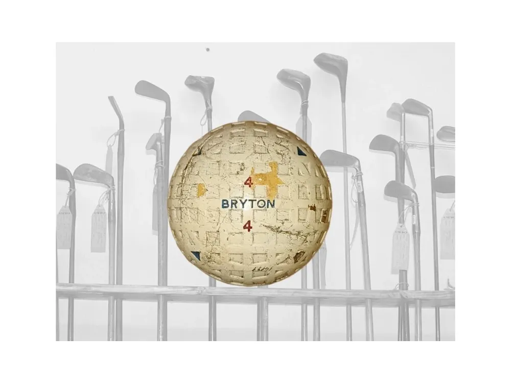 Ihned K Objednání Historický golfový míček Bryton č.4