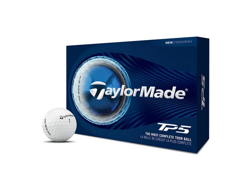 Pouze Dnes Taylor Made TP5 26 golfové míčky bílé (12 ks)