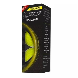 Cenová Bomba SRIXON Z-Star 8 golfové míčky - žluté (3 ks)