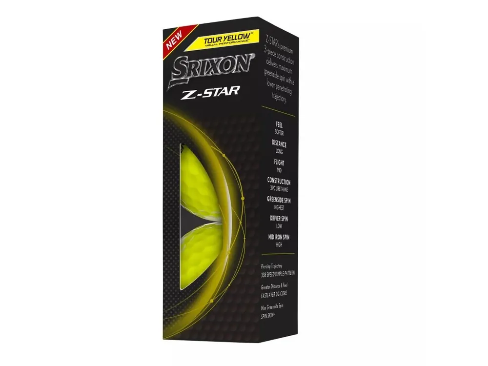 Cenová Bomba SRIXON Z-Star 8 golfové míčky - žluté (3 ks)