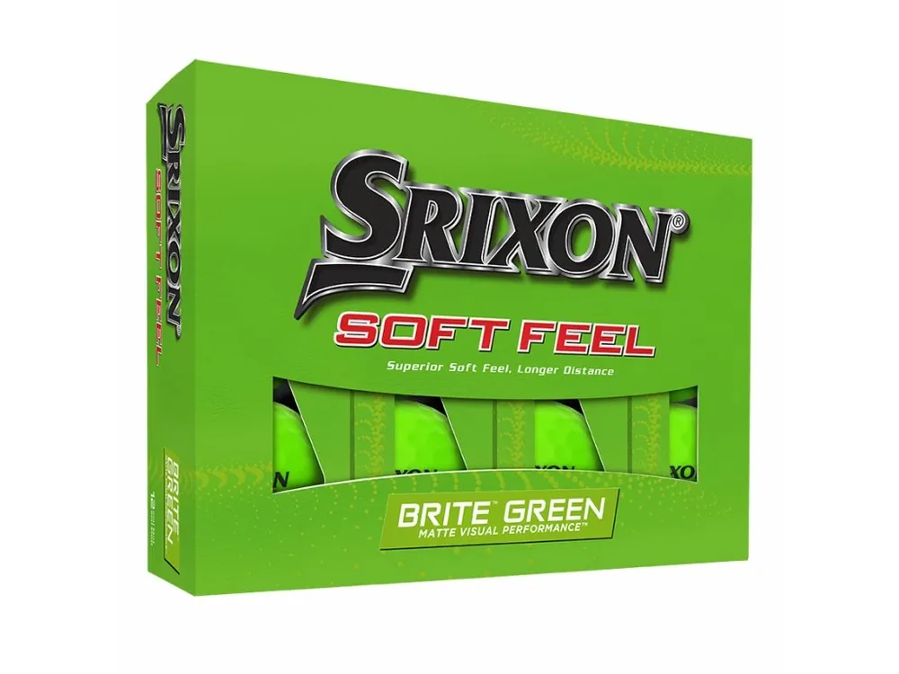 Tovární Cena SRIXON Soft Feel 13 golfové míčky - zelené (12 ks)