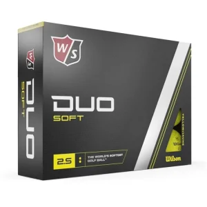 Cenově Výhodný Wilson Staff Duo Soft golfové míčky - žluté (12 ks)