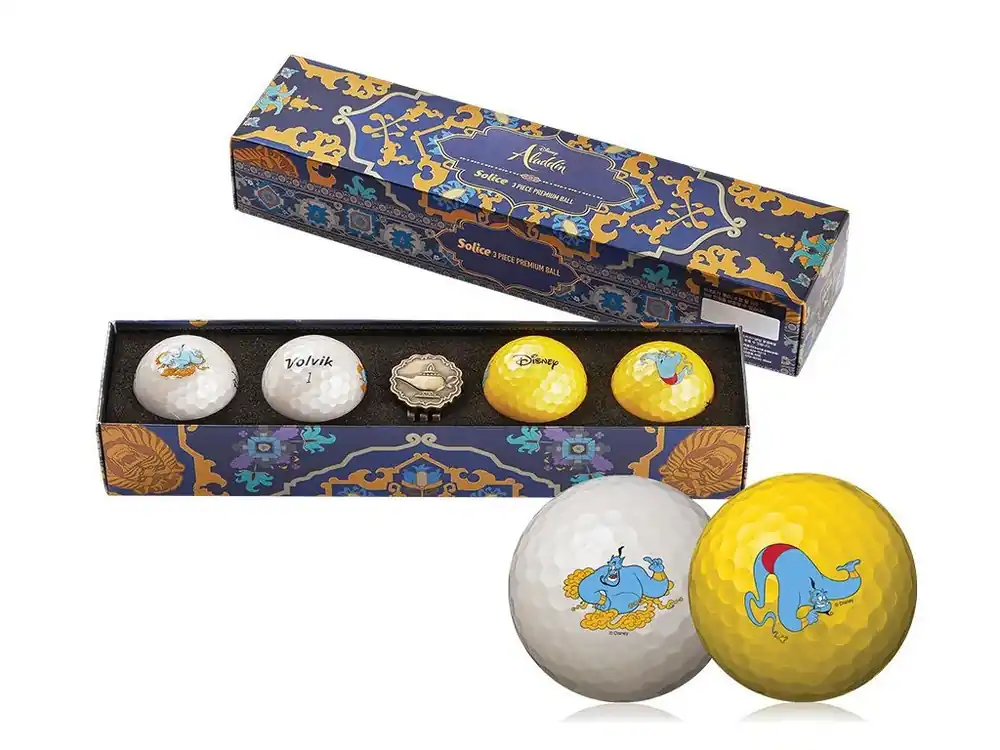 Bezpečná Platba VOLVIK DISNEY dárkové balení míčků pro golfistu Alladin