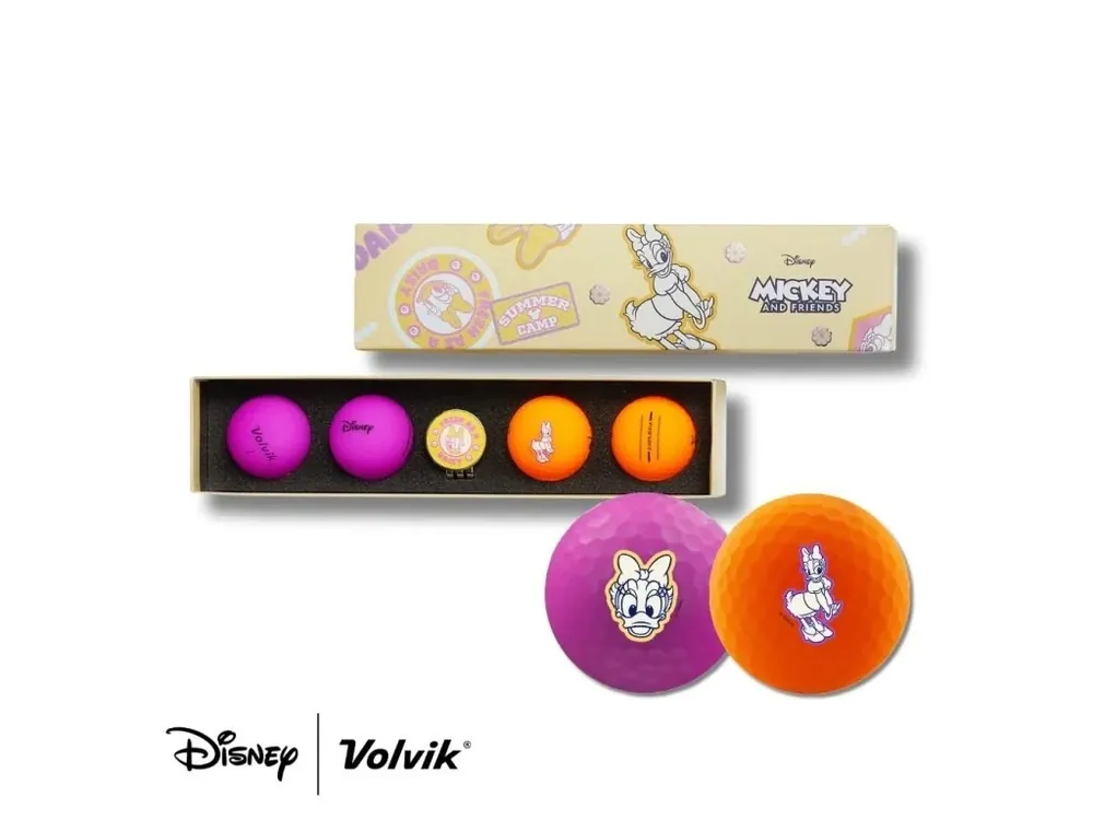 VOLVIK DISNEY dárkové balení míčků pro golfistu Daisy Summer Camp Cenová Bomba