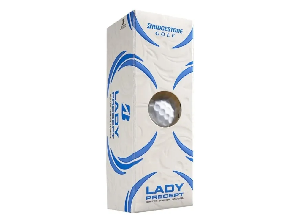 BRIDGESTONE Precept Lady dámské golfové míčky (3 ks) Hit Sezóny