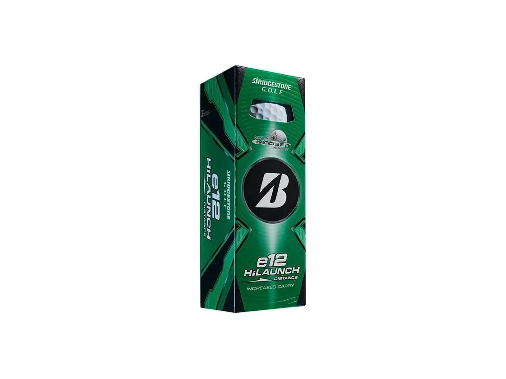 BRIDGESTONE e12 25 HiLaunch golfové míčky - (3 ks) Akční Nabídka