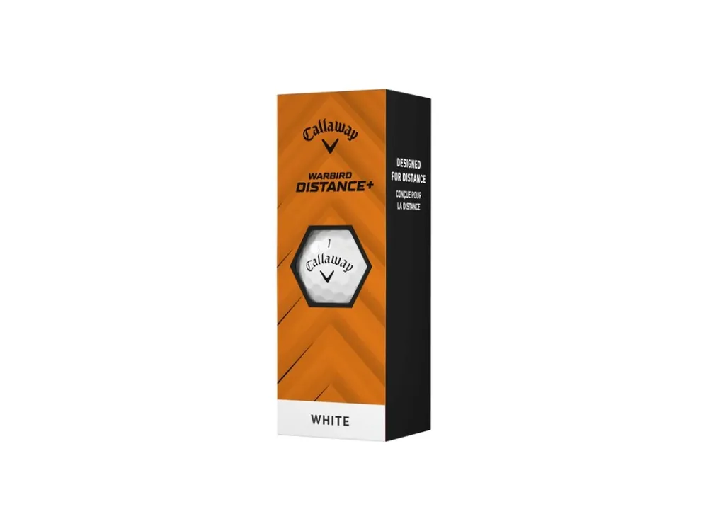 Objednat Nyní CALLAWAY Warbird Distance+ 25 golfové míčky - bílé (3 ks)