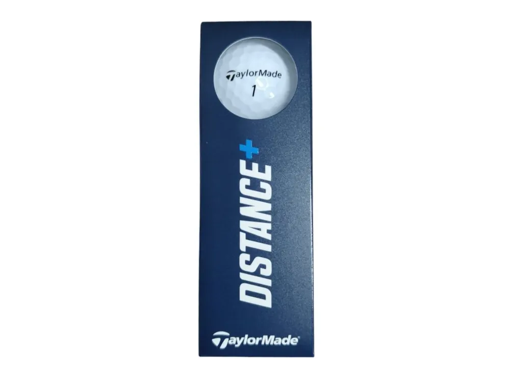 Taylor Made Distance+ golfové míčky bílé (3 ks) Dokud Zásoby Vydrží