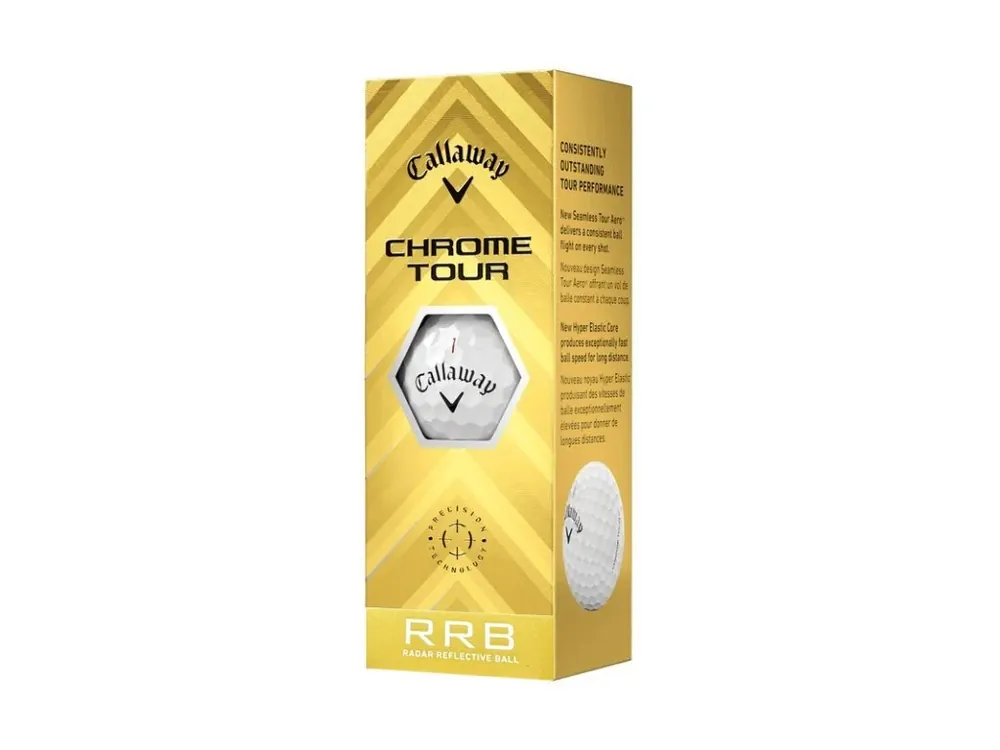 Nakupujte Hned CALLAWAY Chrome Tour RRB golfové míčky (3 ks) + Golfová samolepka černá