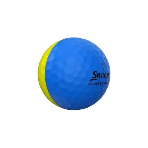 SRIXON Q-Star Tour Divide golfové míčky žluto-modré (1 ks) Hit Sezóny