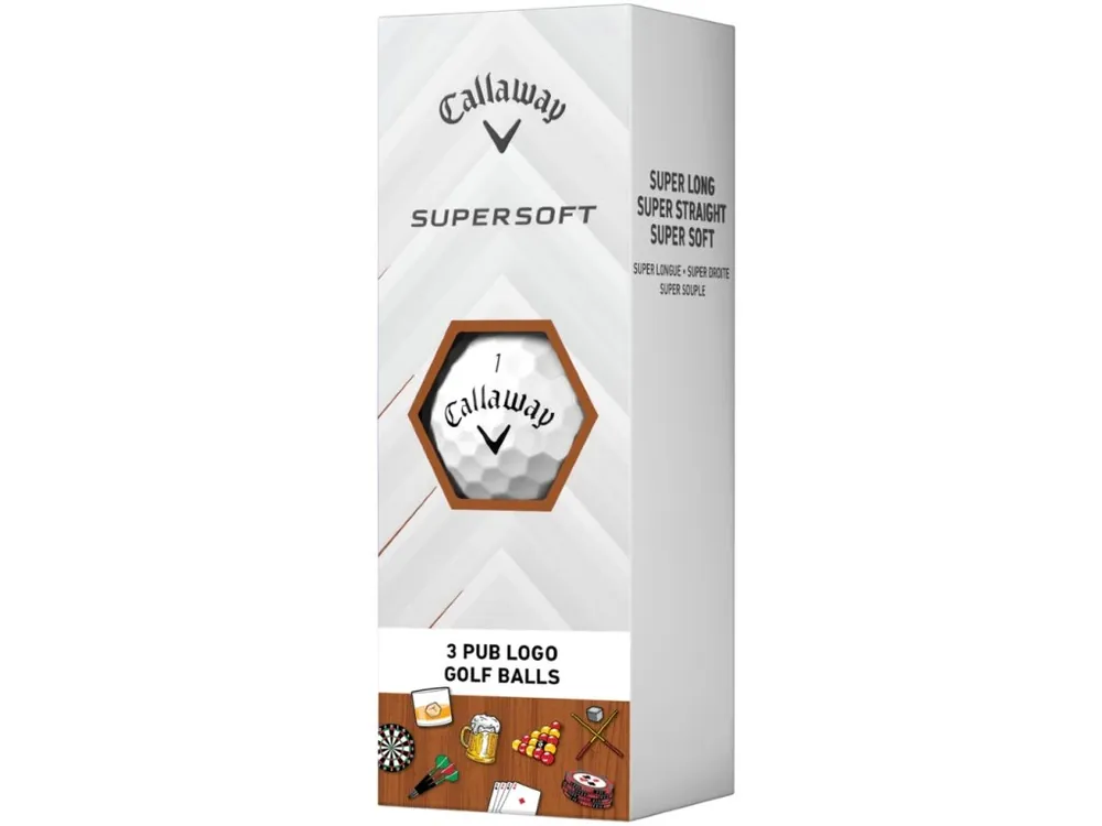 CALLAWAY Supersoft 25 Pub (3 ks) Vysoce Kvalitní