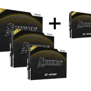 Novinka SRIXON Z-Star 9 golfové míčky s vlastním postiskem 3+1 zdarma