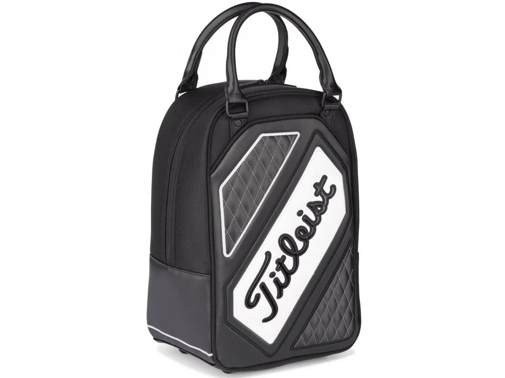 TITLEIST Tour Series Practice Ball Bag taška na míčky černo-bílá + Golfová samolepka černá Nízká Cena