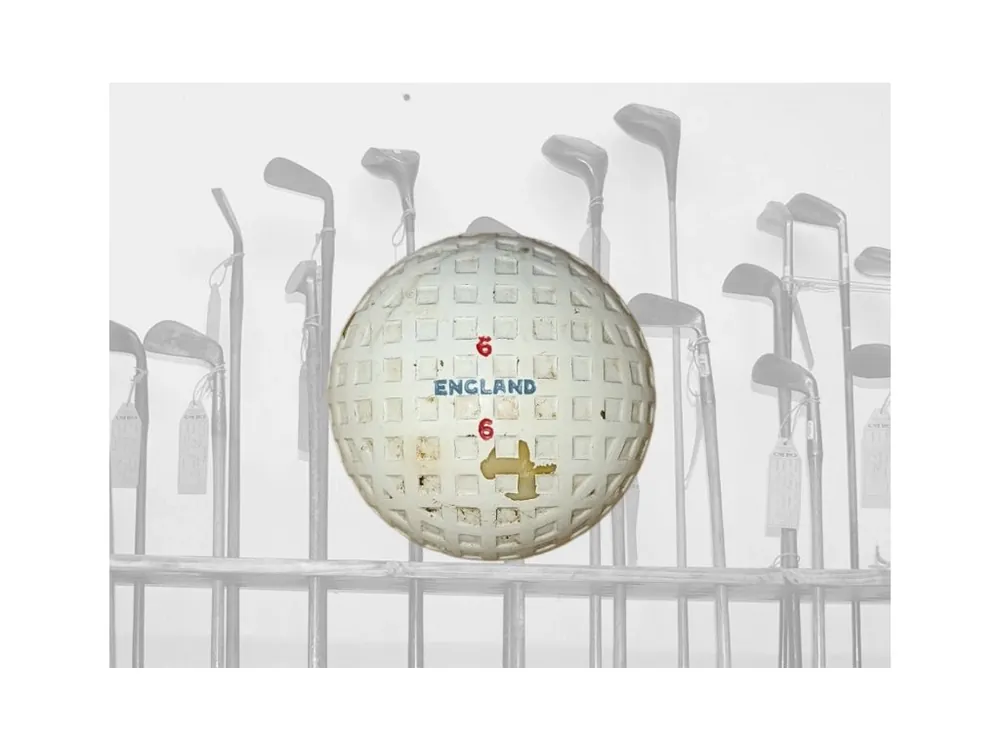 Historický golfový míček England Michelin č.6 Top Prodej