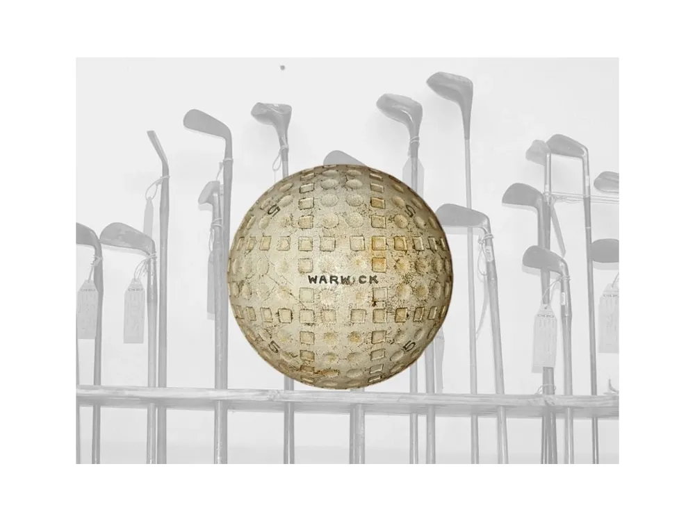 Historický golfový míček Warwick č.5 Speciální Cena