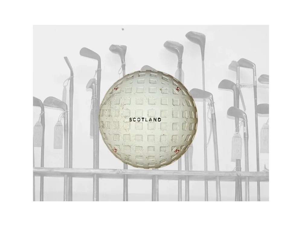 Ověřený Historický golfový míček Scotland PIN-HI č.3