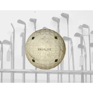 Super Cena Historický golfový míček Spalding Kro-Flite Mesh