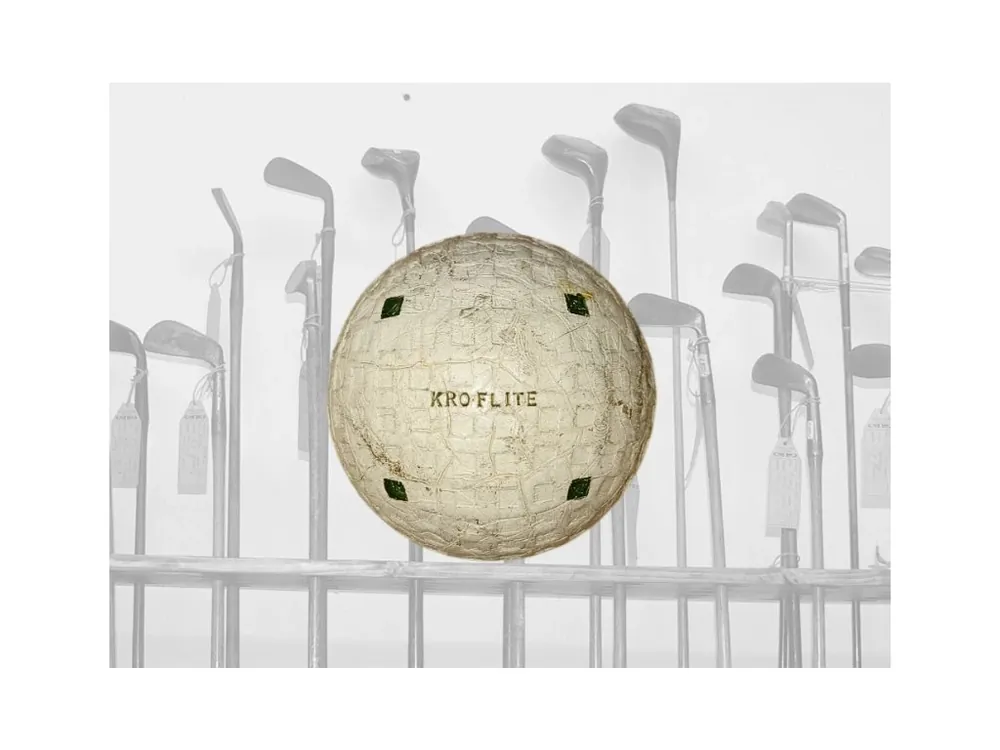 Super Cena Historický golfový míček Spalding Kro-Flite Mesh