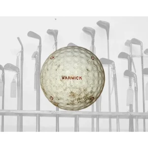Historický golfový míček Warwick č.5 Oblíbený