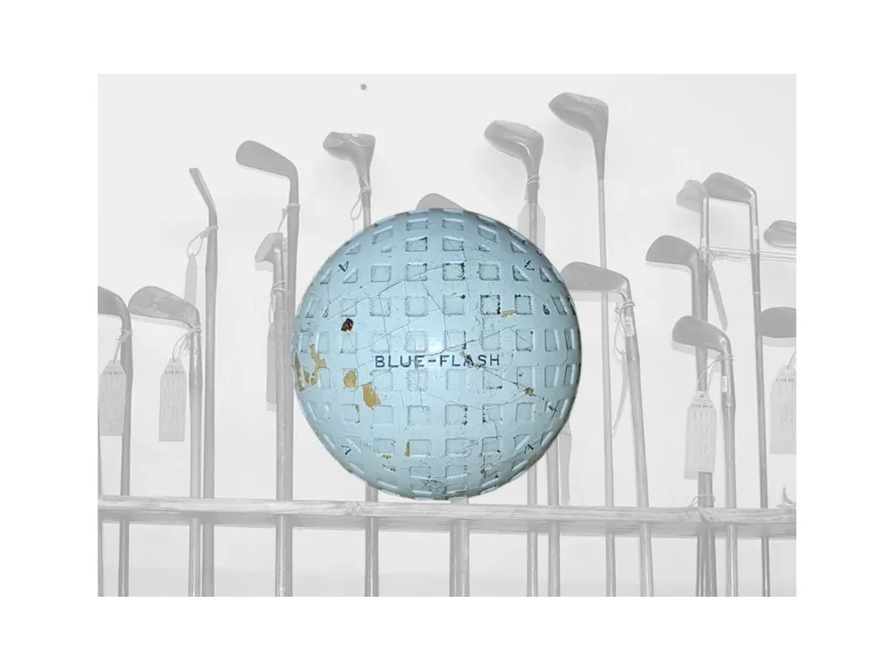 Značkový Historický golfový míček Blue-Flash č.4