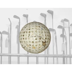 Historický golfový míček Blue-Flash č.4 Cenový Hit