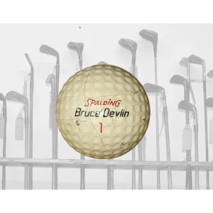 Akční Cena Historický golfový míček Spalding Bruce Devlin č.1