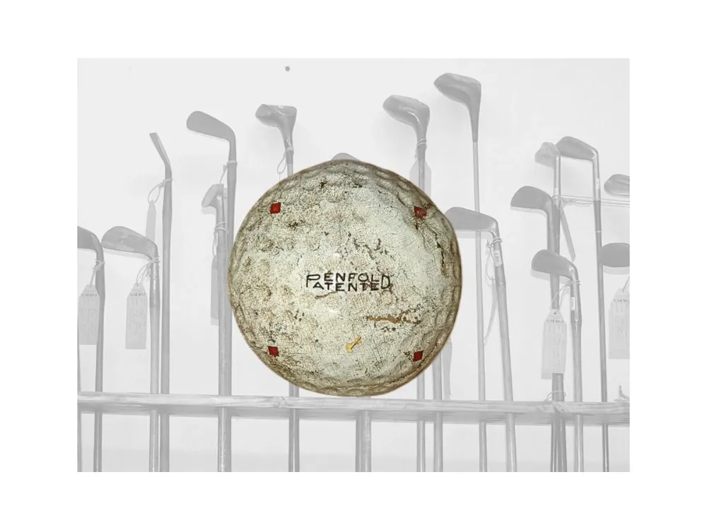 Historický golfový míček Penfold Patented Akční Cena