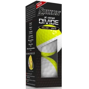 Poslední Šance SRIXON Z-Star Divide golfové míčky bílo-žluté (3 ks)