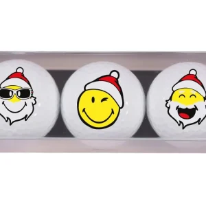 Nová Kolekce SPORTIQUES dárkové balení míčků Smiley Xmas - Santa