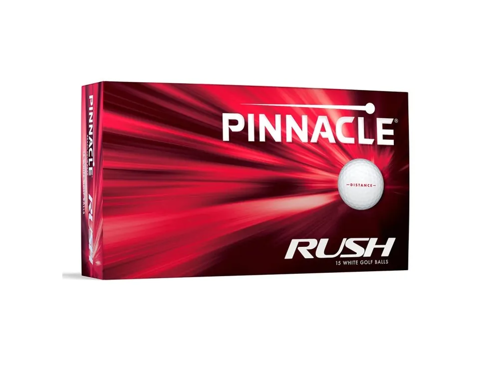 PINNACLE Rush Distance golfové míčky včetně potisku loga + Golfová samolepka černá Odeslání Ihned