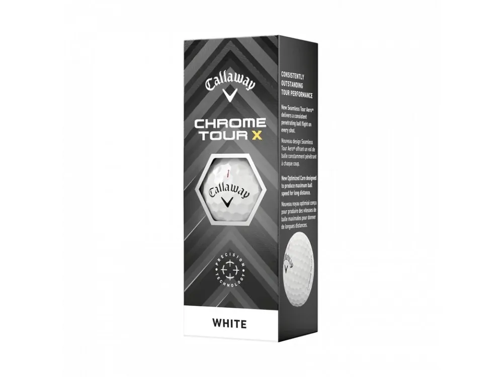 Sleva CALLAWAY Chrome Tour X golfové míčky (3 ks)